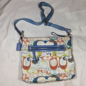 Coach 2011 Optic Signature Butterfly Crossbody